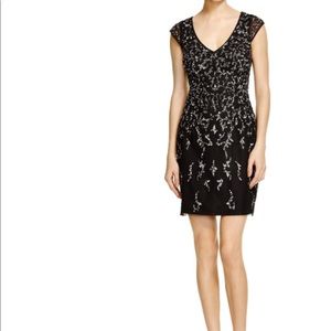 Aidan Mattox Embellished Cap Sleeve Dress